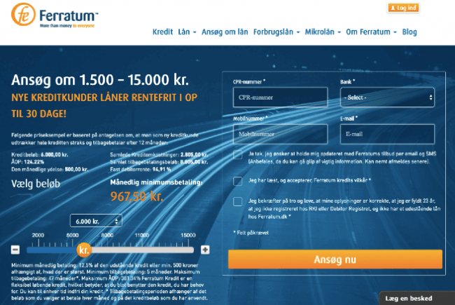 Ferratum erfaringer og diskussioner