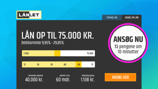 LånLet - Lån op til 50.000 kr.