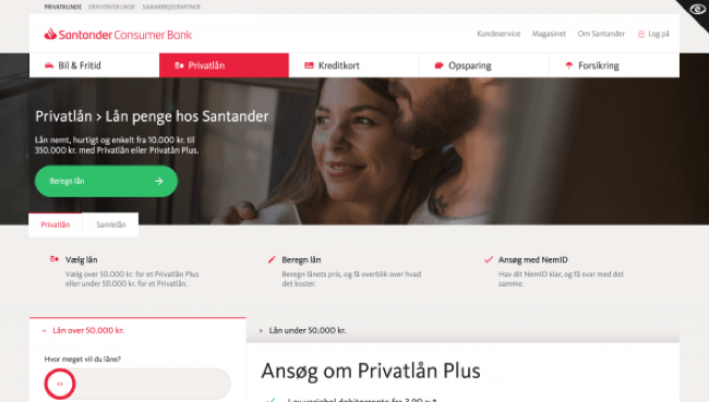 Santander Consumer Bank erfaringer og diskussioner 