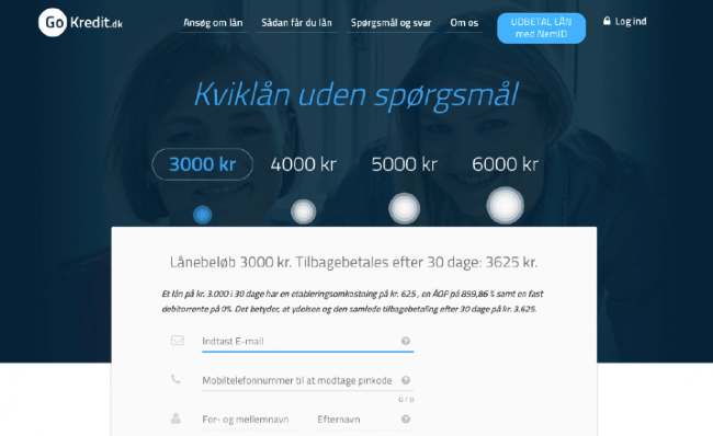 GoKredit - Lån op til 6.000 kr.