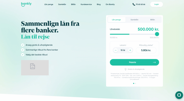 Bankly – Lån op til 500.000 kr.