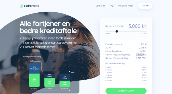 Bedre Kredit - Lån op til 10.000 kr.