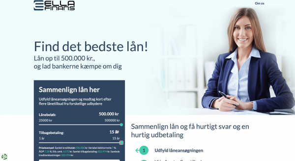 Ellafinans - Lån op til 500.000 kr.