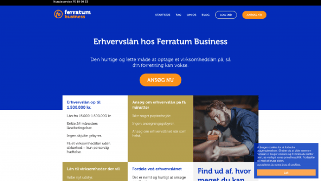 Ferratum Business op til 1.500.000 kr.