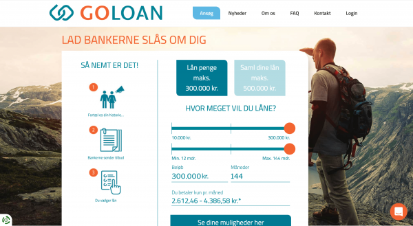 GoLoan - Lån op til 500.000 kr.