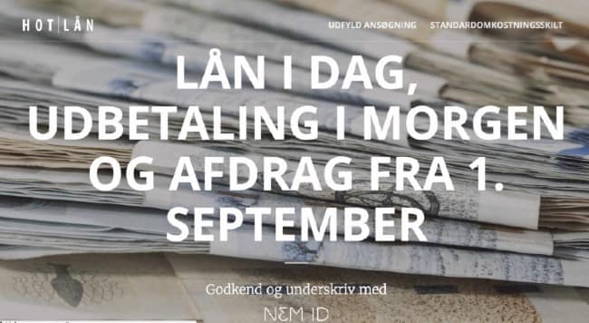 Hotlån erfaringer og diskussioner