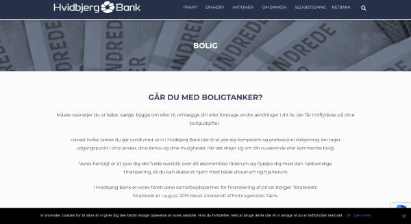 Hvidbjerg Bank Boliglån op til 5.000.000 kr.