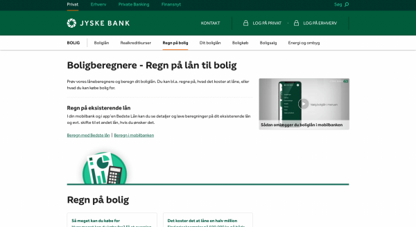 Jyske Bank Boliglån op til 5.000.000 kr.