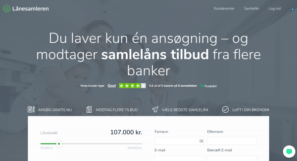 Lånesamleren - Lån op til 500.000 kr.