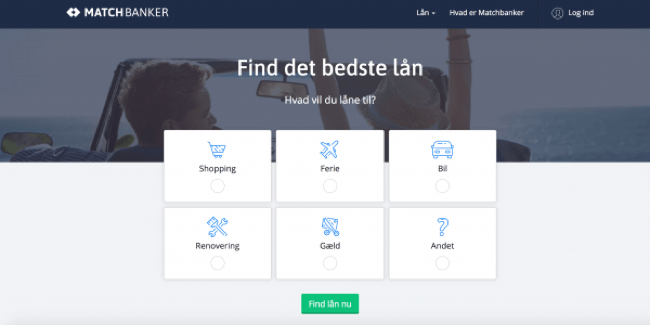Matchbanker - Lån op til 500.000 kr.
